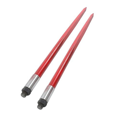2Pcs 49" Hay Spear 4500lb Quick Attach for Skid Steer Tractor