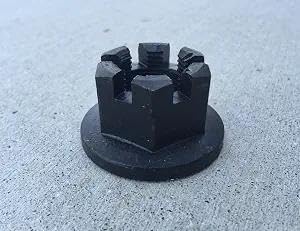 Replacement part for 501110 Gearbox 1”-14 UNS Slotted Hex Flange Nut, P/N 11-008, 501110