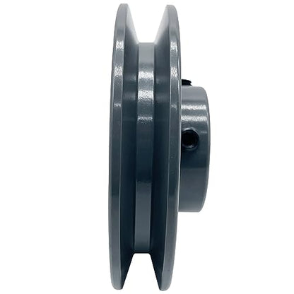 AK41-3/4 v Belt Pulley, 3.95 inch OD, 3/4 Inch Bore, Cast Iron Material, AK Single Groove v Belt Pulleys for "4L" or "A" or "3L" Belts - size: 3.95 inch OD, 3/4 Inch Bore, style: 1 Groove