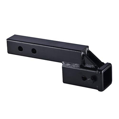 84121 Towever Hitch Receiver Adapter with 2" Drop/Rise, 9" Hitch Extender, Solid Tube Hitch Riser (GTW/TW 5000/500 LBS) - size: 2" Drop/Rise