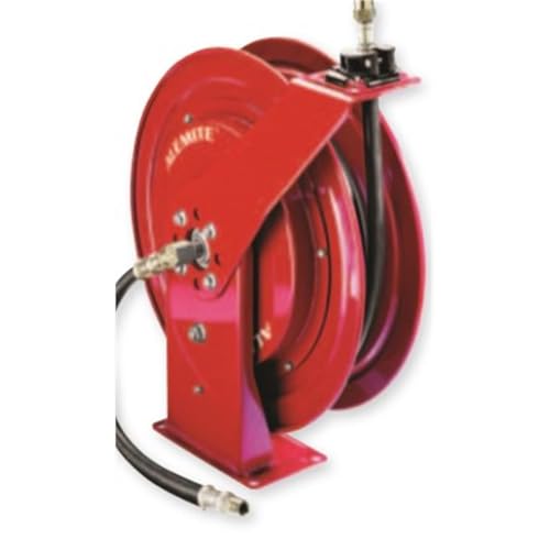 Alemite 7335-B Red Heavy-Duty Air/Oil/Water Hose Bare Reel