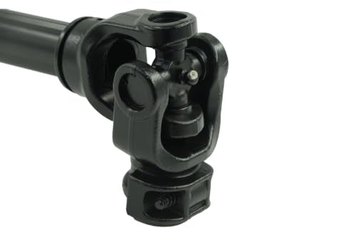 PTO Shaft, 1-3/8" PTO Drive Shaft, 6 Spline Tractor End and Round Implement End PTO Driveline Shaft, Tractor PTO Shaft, 30"-39" Brush Hog PTO Shaft Black, for Finish Mower, Rotary Cutter