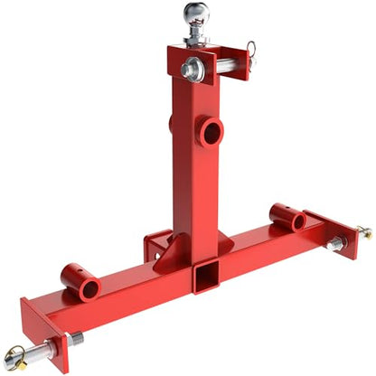 YINTATECH 3 Point Trailer Hitch with 2" Receivers for Tractor Category 1