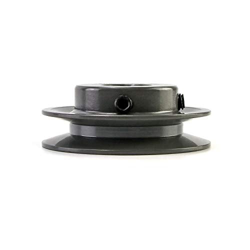QWORK Single Groove Web Sheaves, 3.05" OD 7/8" Bore V-Belt Sheave for V-Belt, AK3078