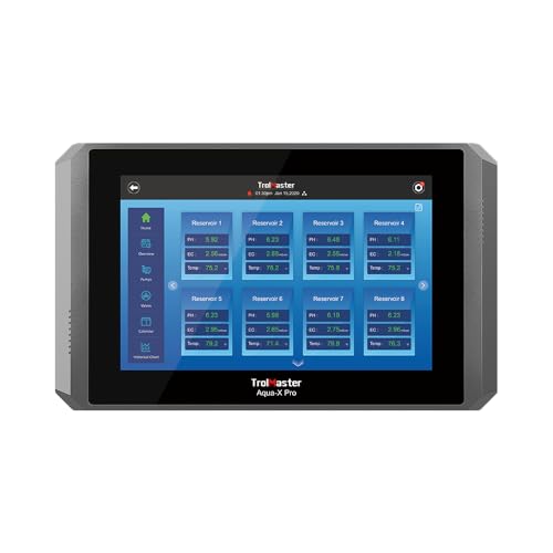 TrolMaster Aqua-X Pro NFS-2 Digital Controller, Multi-Zone Irrigation System with pH, EC, Temperature Monitoring