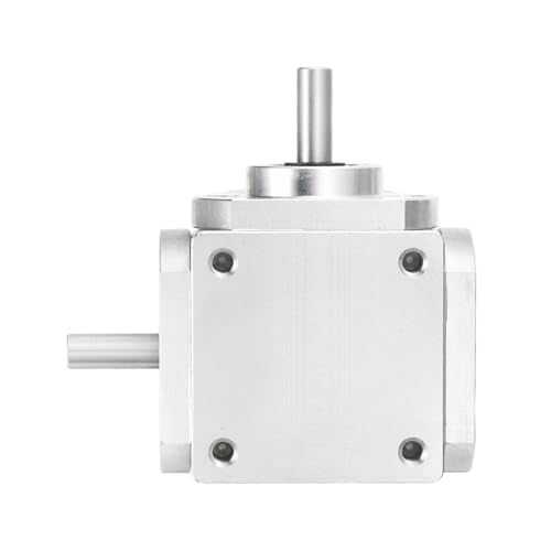 uxcell Gear Box 90 Degree Right Angle Bevel Gearbox 1:1 Right Single Output Shaft 1 Module 20 Teeth Bevel Gear Aluminum Frame Simple Mechanical DIY Module 6mm Shaft,66x66x30mm(LxWxH) - size: 6mm Shaft, style: Single Output -R