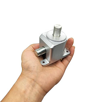 1:1 Right Angle Tapered Bevel Gearbox 1.5 Module 20 Teeth 90° Angle Drive Steering Gear Device Simple Mechanical DIY Module with 15mm Shaft
