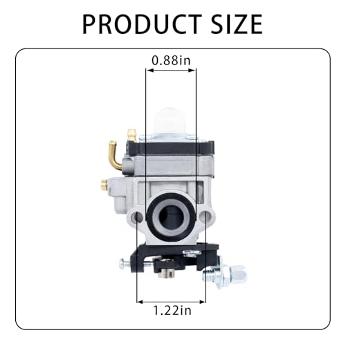 Carburetor for Badger WB26BCI 26cc 2-Cycle Grass Shears