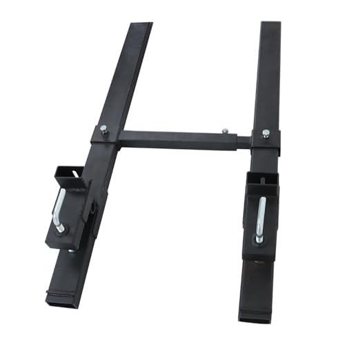 60 4000lbs Clamp on Pallet Forks Quick Attach Bucket Fork with Adjustable Stabilizer Bar Replacement for Tractor Attachments Skid Steer Loader Bucket