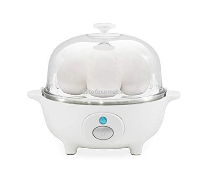 Elite Gourmet EGC-007 Rapid Egg Cooker, 7-Egg Poacher/Omelet Maker, White - color: White