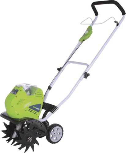 Greenworks 40V 10" Cordless Tiller / Cultivator, Tool Only - style: Tool Only