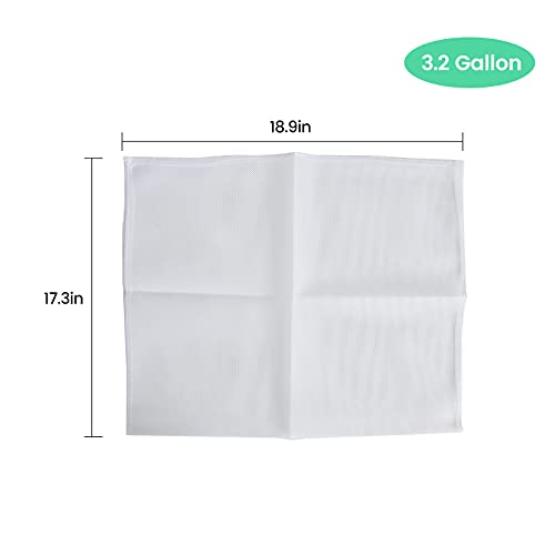 3.2 Gallon Capacity Fruit and Wine Press Filter Bag, 2 Pack - size: 3.2 Gallon