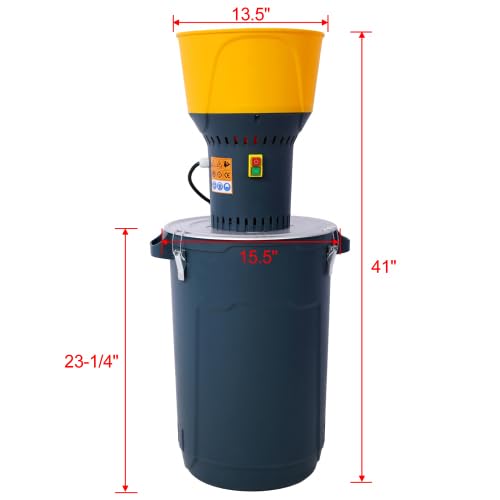 60L Grain Mill Grinder Electric Corn Grinder,Dark Gray - size: 60L