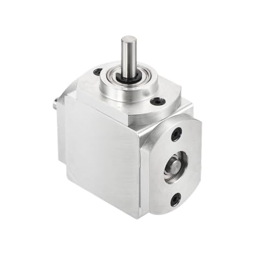 uxcell Gear Box 90 Degree Right Angle Bevel Gearbox 1:1 Left Single Output Shaft 1 Module 20 Teeth Bevel Gear Aluminum Frame Simple Mechanical DIY Module 6mm Shaft,66x66x30mm(LxWxH) - size: 6mm Shaft, style: Single Output -L