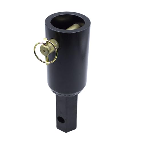 Auger Adapter 2-9/16 inch Female Round to 2" Male Hex Auger Drive Convert