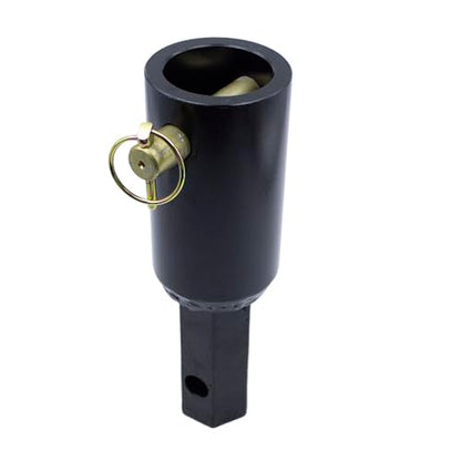 Auger Adapter 2-9/16 inch Female Round to 2" Male Hex Auger Drive Convert