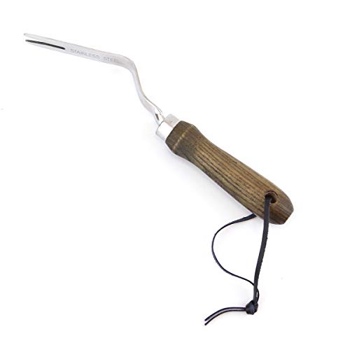 Burpee Stainless Steel Trowel Durable Long Lasting Garden Tool - color: Walnut, style: Weeder