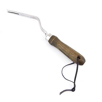 Burpee Stainless Steel Trowel Durable Long Lasting Garden Tool - color: Walnut, style: Weeder