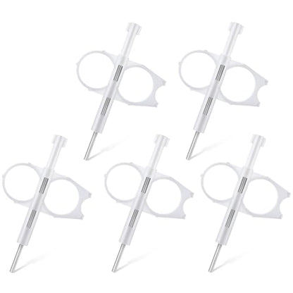 5 Pack Sprinkler Adjustment Tool Compatible with Hunter Rain Bird(White) | Rotor Key, Pull-Up Tool and Screwdriver, Arc and Radius Adjustment, Lawn Irrigation Maintenance - color: White