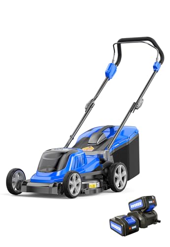 Wild Badger Power 40V 16-in Brushless Electric Cordless Lawn Mower - style: 40V 16" Push