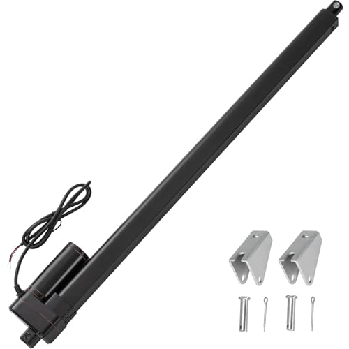 JQDML 26 Inch Stroke Linear Actuator 12V 440 lbs Heavy Duty IP65 Waterproof - size: 26"