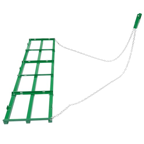 6FT Drag Harrow Driveway Grader Tow Behind Drag Lawn Leveling Rake