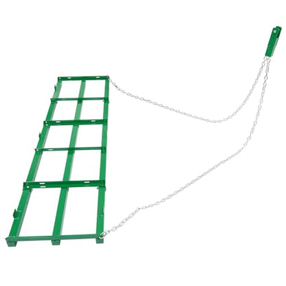 6FT Drag Harrow Driveway Grader Tow Behind Drag Lawn Leveling Rake