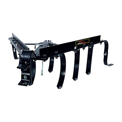Brinly Sleeve Hitch Adjustable Tow Behind Cultivator, 18" by 40", Hammered Black