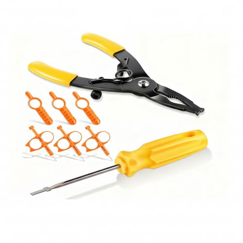 Sprinkler Adjustment Tool Compatible with Hunter/Rain Bird, Yellow & Orange - color: Yellow & Orange