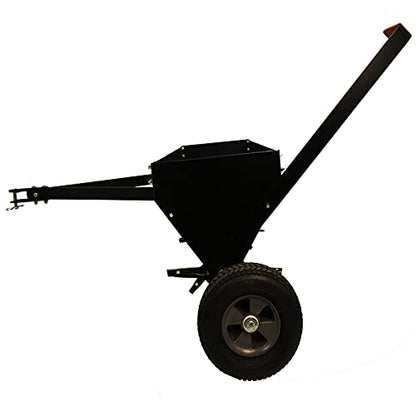 Brinly Tow Behind Plug Aerator with Universal Hitch, 40" - Flat Black - color: Flat Black
