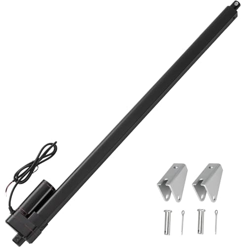 JQDML 34 Inch Stroke Linear Actuator 12V 440 lbs Heavy Duty IP65 Waterproof - size: 34"