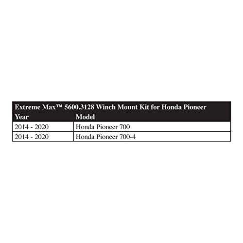 Extreme Max 5600.3128 ATV Winch Mount for Honda Pioneer 700