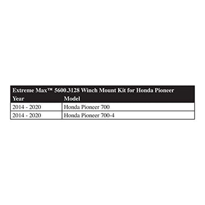 Extreme Max 5600.3128 ATV Winch Mount for Honda Pioneer 700