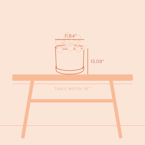 Bloem Mathers 12" Modern Plastic Planter, Muted Terra Cotta, 2-Pack - color: Muted Terra Cotta, size: 12" (Pack of 2)