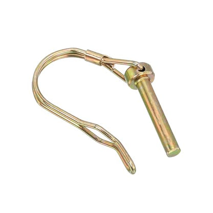 uxcell 4Pcs Shaft Locking Pin w Ear, 1/4" x 1-3/8" Trailer Coupler Pin - size: 1/4" x 1-3/8"