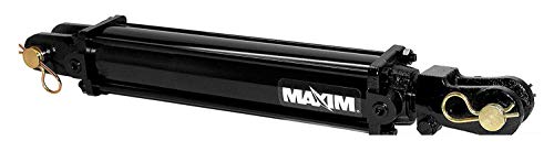 Maxim TC Tie-Rod Cylinder: 4 Bore x 30 Stroke - 2" Rod Diameter, 2500 PSI with 1/2" NPT Port Size, Retracted: 40.25 and Extended: 70.25, 1" Pin Dia., 218368