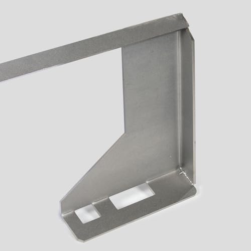 Titan Attachments 3/8in Universal Quick Tach Cut Out Mount Plate, Thick Plate Attachment, Fits Kubota and Bobcat Skid Steers and Tractors - style: 3/8 Inch Cut Out