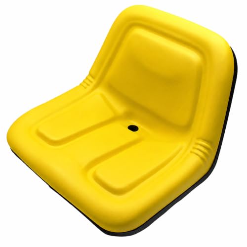 Yellow High Back Seat Fits John Deere Riding Mower Models 316, 430, 332