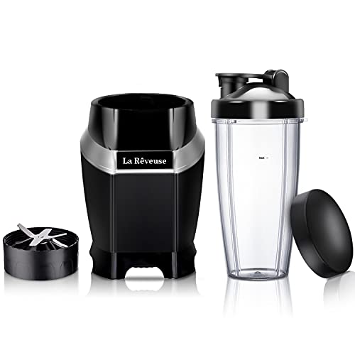La Reveuse 1000W Power Blender For Smoothies, Shakes, Frozen Drinks, Black - color: Black