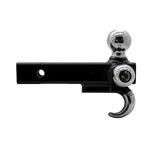 Extreme Max 5001.1367 Tri-Ball Trailer Hitch with Tow Hook