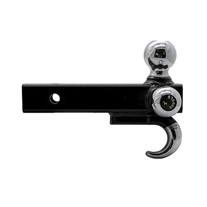 Extreme Max 5001.1367 Tri-Ball Trailer Hitch with Tow Hook