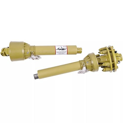 Pto Shaft 1-3/8" 6 Spline Both Ends w/Slip Clutch T4 31.5"-41"