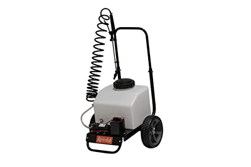 Agri-Fab 45-0595 Push Sprayer 6 - Gallon Capacity, White Tank, 1.0 GPM, 40 PSI Pump' 5 amp hr 12 Volt Battery - style: 6-Gallon Push Sprayer