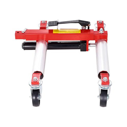 VEVOR Wheel Dolly - Max Capacity 1500 Lbs, Car Jack Dolly Lifter with 360 Rotatable Wheels, Heavy Duty Vehicle Positioning Hydraulic Tire Jack, for Vehicle Repair and Moving