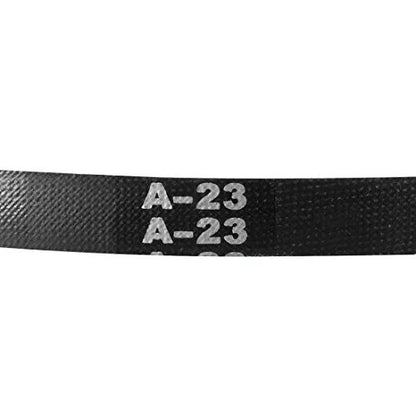 uxcell A23 V-Belts 23" Pitch Length, A-Section Rubber Drive Belt 2pcs - size: 23"