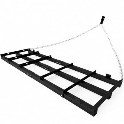 8 FT Drag Harrow Driveway Grader with 6 FT Chain - size: 8 FT