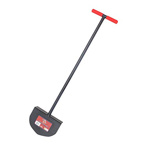 BULLY TOOLS 12-Gauge Manual Lawn Edger, 38" Steel T-Style Grip