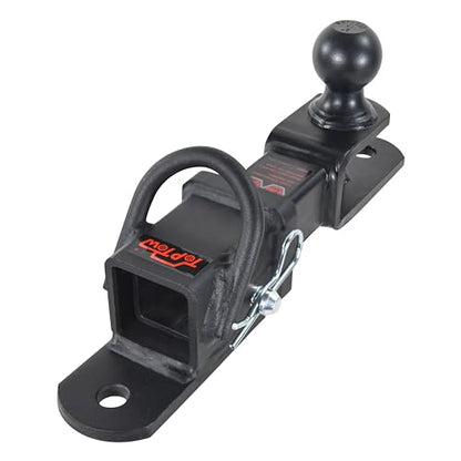 TOPTOW Bolt-on ATV/UTV Trailer Hitch Receiver Adapter for 2 inch Receivers, 5/8 inch Bolt Kit - size: Bolt-on 2" Receiver, 5/8" Bolt Kit