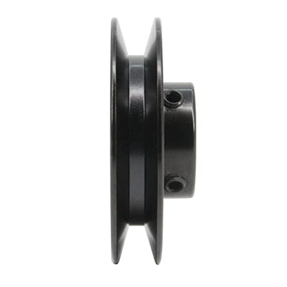AK32-5/8 Bore Single Groove Web Sheave 3.2" OD 5/8" Bore V Belt Sheave Cast Iron - size: 5/8"Bore-3.2"OD