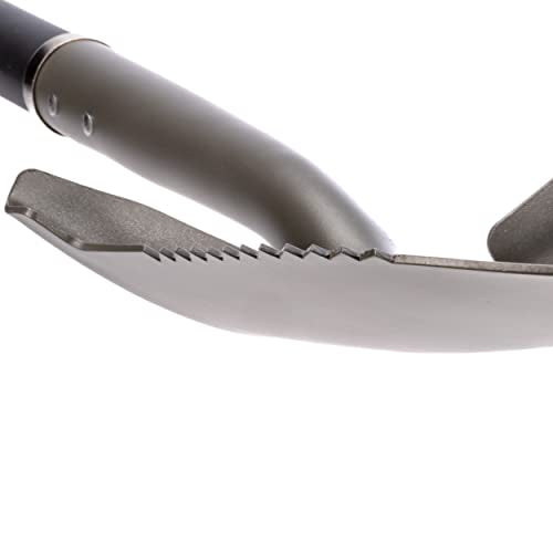 Root Slayer 22211 Round Head Digging Shovel for Landscaping, Red - style: Round Head XL